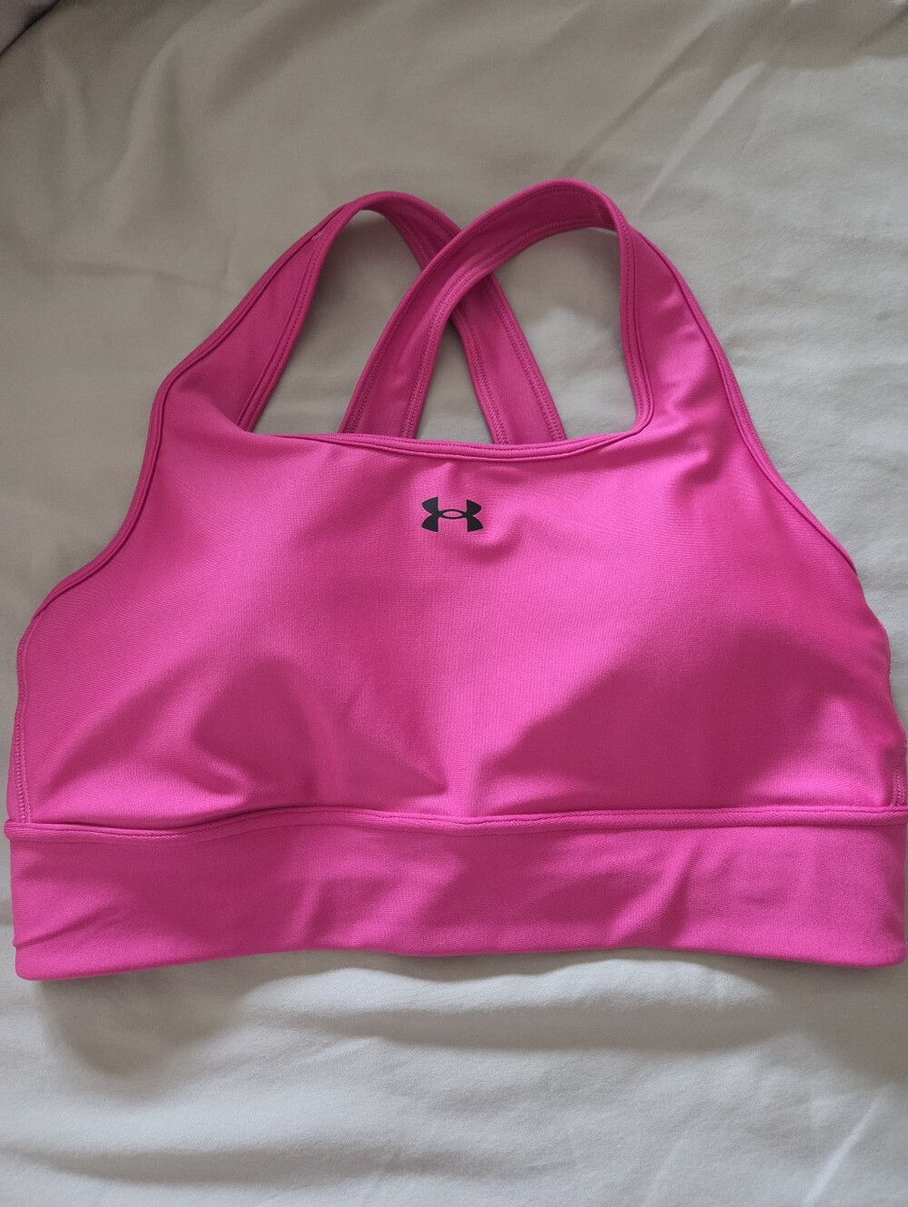 Under Armour Hot Pink Crossback Sports Bra